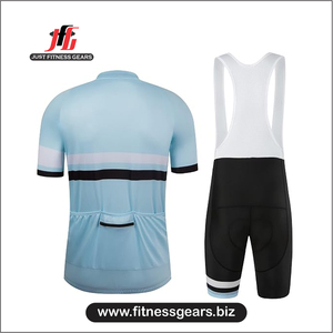 JUST FITNESS GEARS Conjunto de Uniformes de Ciclismo Sublimados sin Mangas de Secado Rápido 100% Spandex/Poliéster de Alta Calidad para Adultos | - Product Image 4