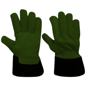 Gants de sécurité en cuir de vachette grainé robuste, antistatiques et résistants à l'abrasion, doux et confortables pour une utilisation quotidienne à la maison - Product Image 5
