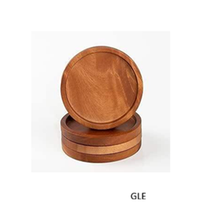 Unique Design <b>Round</b> Shape Wooden Coaster Without Holder For Kitchenware <b>Dining</b> <b>Table</b> Tea & Coffee Serving Mats & Pads - Product Image 2