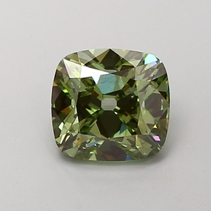 Diamant de laboratoire 2,00 carats, taille Old Miner, vert vif fantaisie, VS1, certifié IGI, CVD, diamant en vrac pour la fabrication de bijoux - Product Image 1