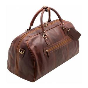 Compre en Línea Bolsas de Viaje de Cuero de Primera Calidad, Bolsa de Lona Hecha a Mano Resistente al Agua, Última Llegada, Bolsas de Viaje Hechas en India - Product Image 3