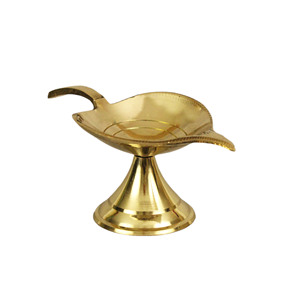 Lámpara de aceite tradicional hecha a mano con hoja de betel, estilo Paan Leaf Deepam Diya, para decoración del hogar, templo, Pooja, festivales y regalos. - Product Image 4