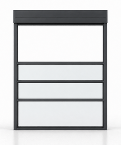 Black Aluminum Alloy Vertical Sliding Soundproof Double Glazed Window with <b>Folding</b> <b>Screen</b> for Modern Villa Buildings - Product Image 1