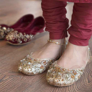 Custom Design High Quality Printed Handmade Fashion <b>Khussa</b> Anti-Slippery Best Selling Latest Style Customizable Color - Product Image 3