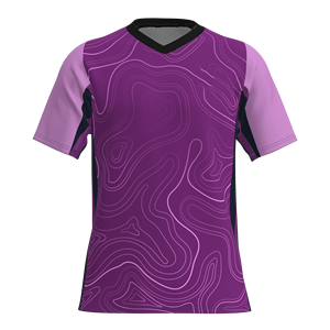Custom Purple Sublimation Soccer Jersey Men Quick Dry Breathable Short Sleeve <b>Football</b> Training Shirt Team Sports Match Uniform - Product Image 1