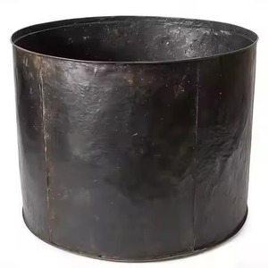 Brasero Redondo de Acero Corten Resistente a la Intemperie, con Acabado Rústico, para Exteriores, Jardín, Patio Trasero, para Leña, sin Humo - Product Image 2