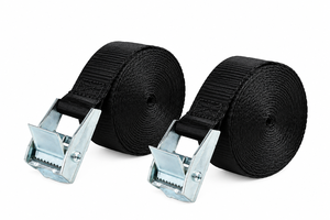Sangle d'arrimage robuste en polyester de 50 mm, 800 kg, avec boucle à came, sans crochet, pour camion, remorque, marchandises lourdes, fabricant OEM - Product Image 6