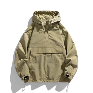 Veste coupe-vent softshell pour homme, vente en gros d'usine, veste d'hiver personnalisée avec couleurs contrastées, imperméable pour homme - Product Image 3