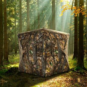 Tenda a terra a scomparsa portatile per 3 persone con porte per la caccia completa di borsa per il trasporto - Product Image 2