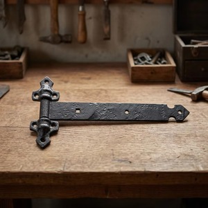 Charnière Réversible de Luxe en Fer Forgé, Ouverture à 180 Degrés, Installation Facile pour Portes de Grange, Armoires de Ferme, Portes en Bois - Product Image 5