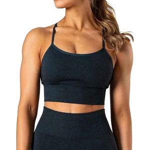 Nouveau soutien-gorge de sport rembourré pour femme, léger, sans coutures, idéal pour le yoga et la gym - Product Image 1