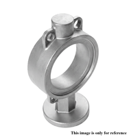 Composant de boîtier de valve papillon en acier allié de précision moulé par investissement, type wafer