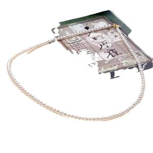 Collar de Perlas de Agua Dulce, Perlas Pequeñas de 3.5mm con Cadena de Plata S925, Collar Pequeño y Elegante de Moda - Product Image 3