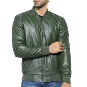 Veste en cuir véritable pour homme, sur mesure, étiquette privée, veste de moto en cuir véritable personnalisée pour hommes - Product Image 3