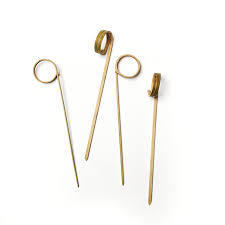 Los Más Vendidos: Palillos de Bambú de 12 cm, Redondos y en Forma de Corazón, para Cócteles, Sándwiches, Hamburguesas y Buffet - Product Image 1