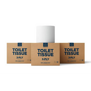 Rollo de Papel Higiénico Jumbo de Alto Rendimiento para Uso Industrial, Papel Suave y Resistente para Sistema de Dispensador de Baño - Product Image 1