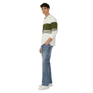 T-shirt Homme Personnalisé 2026 à Manches Longues Col Rond en Jersey 100% Coton, Motif Tie-Dye, Écologique, Respirant, Coupe Classique - Product Image 3