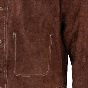Chaquetas de Soldadura de Alta Calidad para Hombre, Ropa de Seguridad, Chaquetas de Trabajo Resistentes de Cuero para Soldadura en Venta - Product Image 6