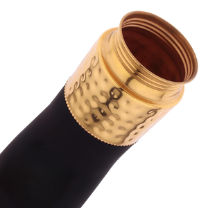 Bouteille en cuivre noir mat, bouteille en cuivre de luxe, bouteille d'eau en cuivre premium, bouteille en cuivre écologique, bouteille d'eau en métal réutilisable - Product Image 2