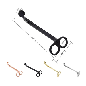 Produit promotionnel : Coupe-mèche de bougie en acier inoxydable poli, ciseaux à mèche, accessoires de luxe pour bougies - Product Image 6