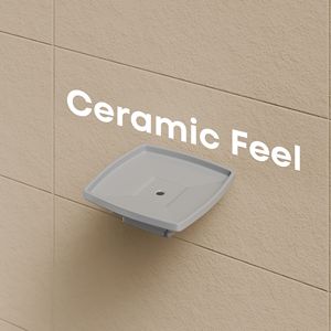 Modern Dual Layer Large Square Soap <b>Dish</b> With <b>Glass</b> Plate Wall Mount Bathroom Fixture Easy Install Double Soap Holder Set - Product Image 2