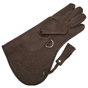 Gants de fauconnerie en cuir haute protection, coutures renforcées, mitaines d'entraînement, prix de gros, mitaines pour animaux - Product Image 1