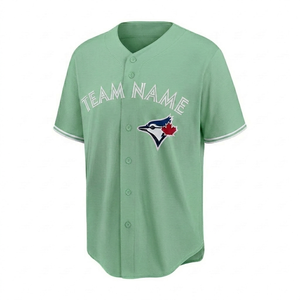 2026 Custom Baseball Jersey custom Team name jersey Breathable <b>Athletic</b> Apparel Sports Wear mint green softball top apparel - Product Image 1