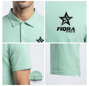 Polo de golf uni de haute qualité pour homme, col polo, logo par sublimation, grandes tailles, pour le sport, la gym et le travail - Product Image 3