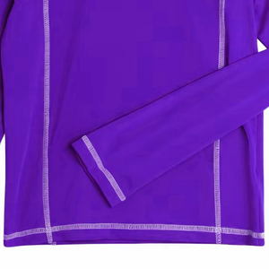 Rashguard pour garçons à manches longues, en polyester et élasthanne, écologique, respirant, séchage rapide, léger, design personnalisé imprimé, protection UV - Product Image 3