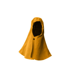 Capuche de soudeur en cuir de vachette de qualité supérieure, certifiée CE, résistante au feu et aux radiations, protection thermique 500-1000°C - Product Image 5