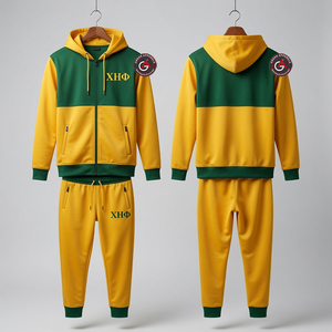 Chándal de hombre de hermandad y fraternidad Chi Eta Phi con diseño de bordado XHO colección de invierno chándal para hombre servicio Oem - Product Image 3