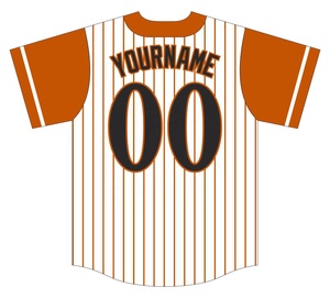 Tenues de baseball personnalisées pour hommes, ensemble maillot rayé et pantalon, respirant, polyester, manches courtes, fermeture boutonnée, toutes saisons, vêtements pour adultes - Product Image 3
