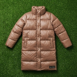 Nautch <b>Men</b> Long Puffer <b>Jacket</b> Stand Collar <b>Down</b> <b>Filled</b> Windproof Winter Coat Solid Color Button Closure Casual Style - Product Image 5