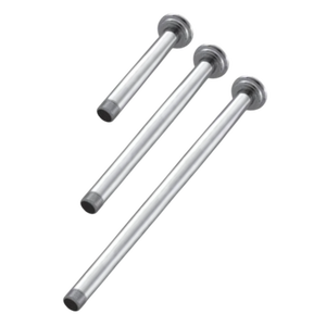 PSB0076 Bras de douche traditionnel en laiton électroplaqué de 1/2 po IPS x 4 po avec bride pour montage au plafond - Product Image 1