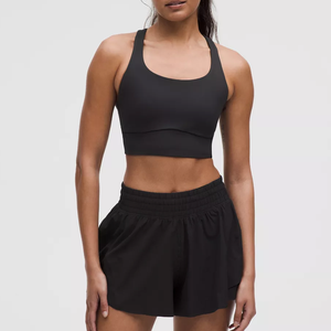 2026 New Design Push Reflective Line Yoga Sport <b>Bra</b> Women Breathable High Support Four-Way Stretch for Semi-fixed - Product Image 3