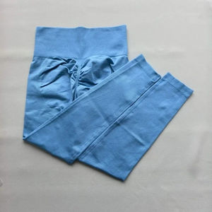 Nouveaux Leggings de Sport Décontractés d'Hiver pour Femmes, Logo Personnalisé, Taille Mi-Haute, Respirants, en Coton et Fibre de Bambou, pour Entraînement, Yoga, Gym, Fitness - Product Image 5