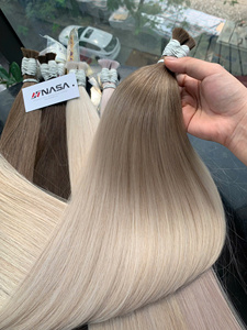 Extensions de cheveux naturels bruts vietnamiens de qualité supérieure NASA HAIR 100g, prix de gros, en vrac, toutes couleurs, 60 cm - Product Image 5