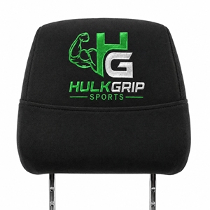 Housse de repose-tête de voiture brodée en 3D personnalisée avec sangle réglable pour la plage et les activités de plein air - Unisexe adulte - Product Image 4