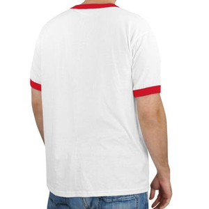 เสื้อยืดคอกลมผู้ชายผ้าฝ้ายพิมพ์ลายตามสั่ง ราคาถูก รับผลิตตามแบบ OEM ปริมาณสั่งซื้อขั้นต่ำน้อย - Product Image 2
