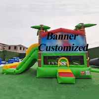 Bannières gonflables personnalisées pour module de château gonflable 13x13, panneaux à thème artistique pour maison de rebond