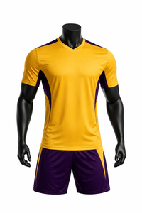 Ensemble maillot et short de football personnalisé OEM en gros, kit d'entraînement et de match anti-humidité, marque privée - Product Image 6