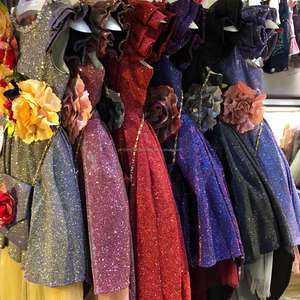 Ensemble de robe en tissu de laine élégant Moon Light Floral Design pour bébés vêtements de fête pour enfants avec sac à main fantaisie pour les nouveau-nés de printemps - Product Image 6