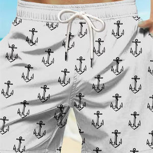 Shorts de baño modernos para hombre con estampado gráfico 3D, ropa de baño a la moda, transpirable, de secado rápido, para vacaciones en la playa, con bordado, a buen precio. - Product Image 1
