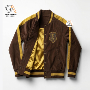 เสื้อแจ็คเก็ตวาร์ซิตี้ Iota ของกรีซ แขนยาว ซิปปิด ปักตัวอักษร สำหรับผู้ใหญ่ สีแดงเลือดหมูทอง เหมาะสำหรับฤดูใบไม้ร่วง - Product Image 4