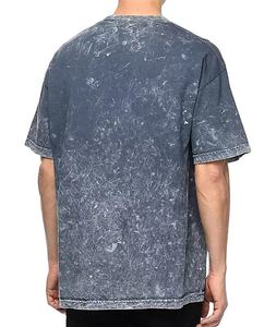 คุณภาพระดับพรีเมียม ขายดีที่สุด โลโก้ที่กําหนดเองผู้ชาย เสื้อยืดล้างกรด เสื้อยืดคอกลม เสื้อยืดวินเทจผู้ชายล้างเสื้อยืด o คอเสื้อ - Product Image 4