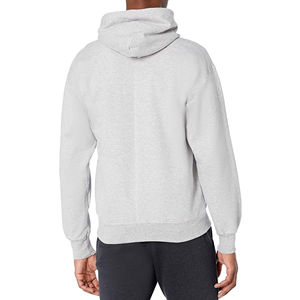 Sweat à capuche zippé pour homme, qualité supérieure, 220 g/m², 100 % coton, coupe ample et carrée, logo personnalisé, fermeture éclair unie, automne, avec options OEM/ODM - Product Image 6