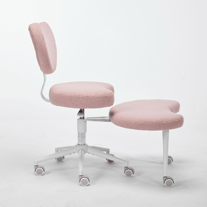 Silla de Meditación con Ruedas y Asiento Cruzado AD/HD, Silla de Escritorio con Soporte Lumbar y Asiento Ajustable para Niños - Product Image 2