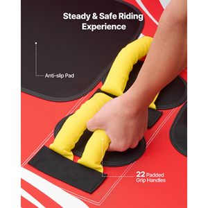 Tubo Gonfiabile Trainabile in PVC per 4 Persone, Capacità 680 Libbre, per Sport Acquatici e Nautica - Product Image 6