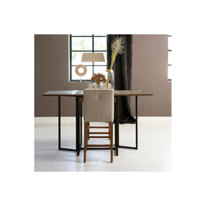 Mesa de Barra de Madera Industrial Moderna con Base Metálica de Alta Calidad para Restaurante, Cafetería, Pub, Bistro, Hotel, Muebles Comerciales - Product Image 1