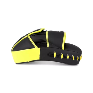 Mitaines de boxe en cuir PU personnalisées de haute qualité, nouveaux modèles, vente en gros, équipement d'entraînement respirant, pads de frappe pour arts martiaux - Product Image 4